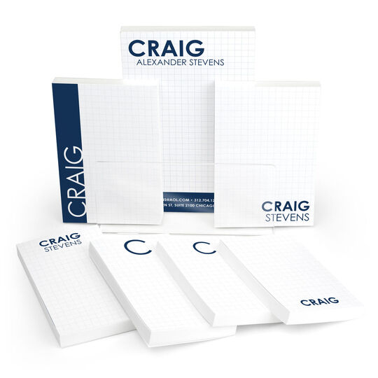 Grid Notepad Set